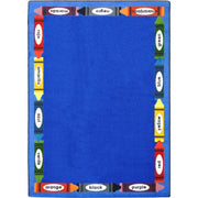 Bilingual Colors 5'4" x 7'8" area rug in color Multi