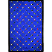 Billiards 7'8" x 10'9" area rug in color Blue