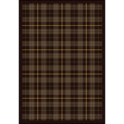 Bit O' Scotch 7'8" x 10'9" area rug in color Bark Brown