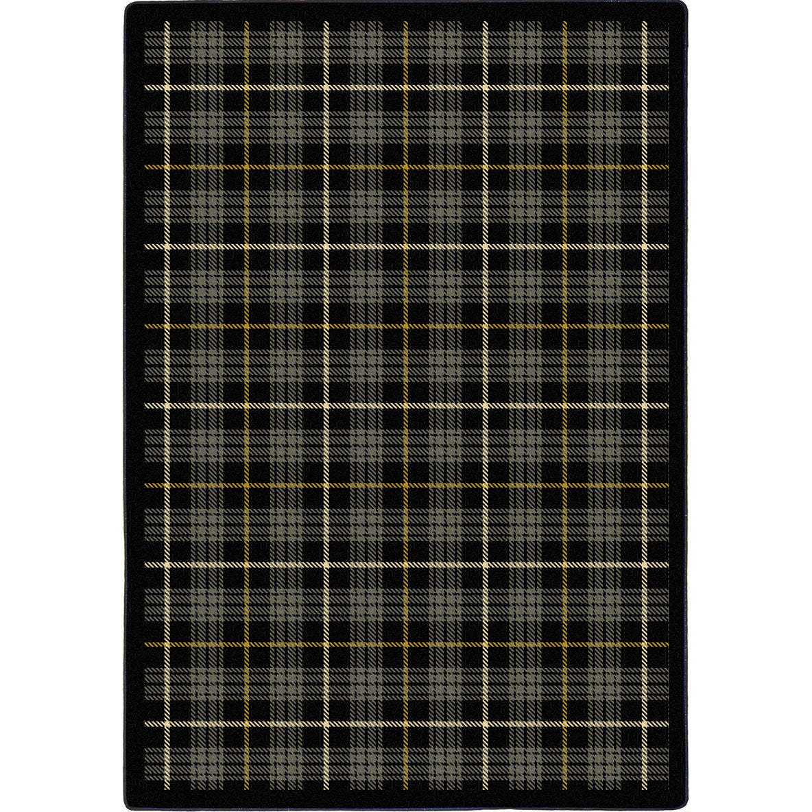 Bit O' Scotch 3'10" x 5'4" area rug in color Flannel Gray