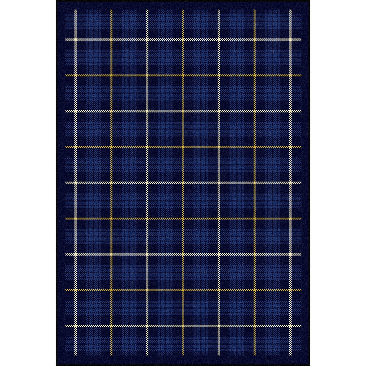 Bit O' Scotch 3'10" x 5'4" area rug in color Seaside Blue
