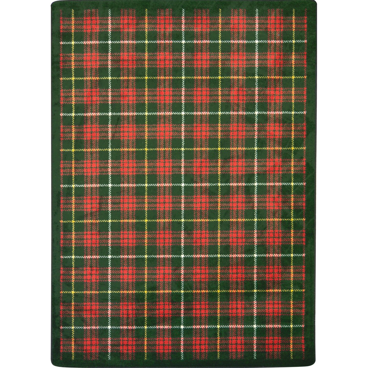 Bit O' Scotch 7'8" x 10'9" area rug in color Tartan Green
