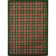 Bit O' Scotch 7'8" x 10'9" area rug in color Tartan Green