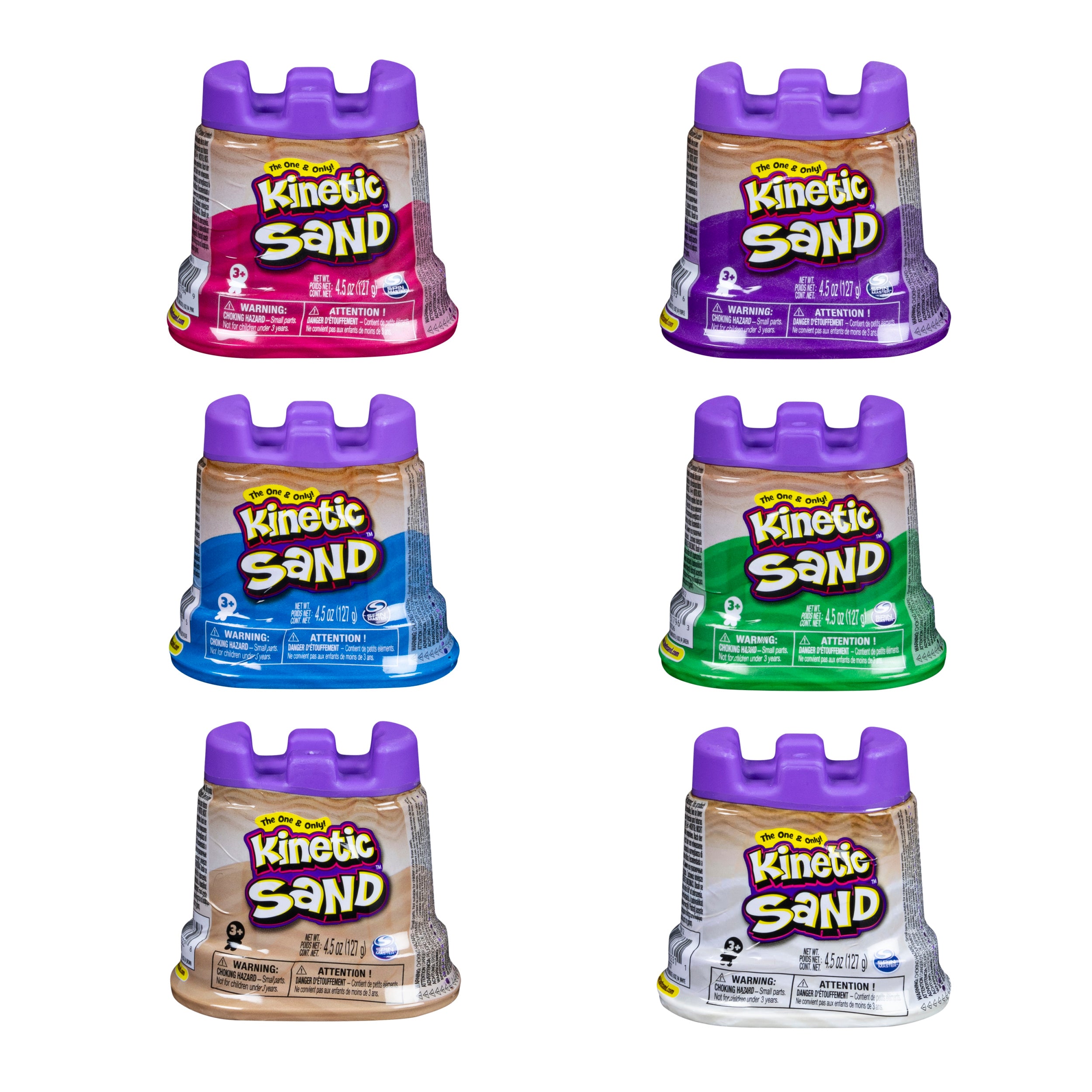 Kinetic Sand - Single Container - 4.5 oz, Colors May Vary