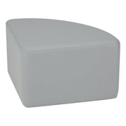 Pro Series Upholstered Pie Ottoman 12" Height - Gray