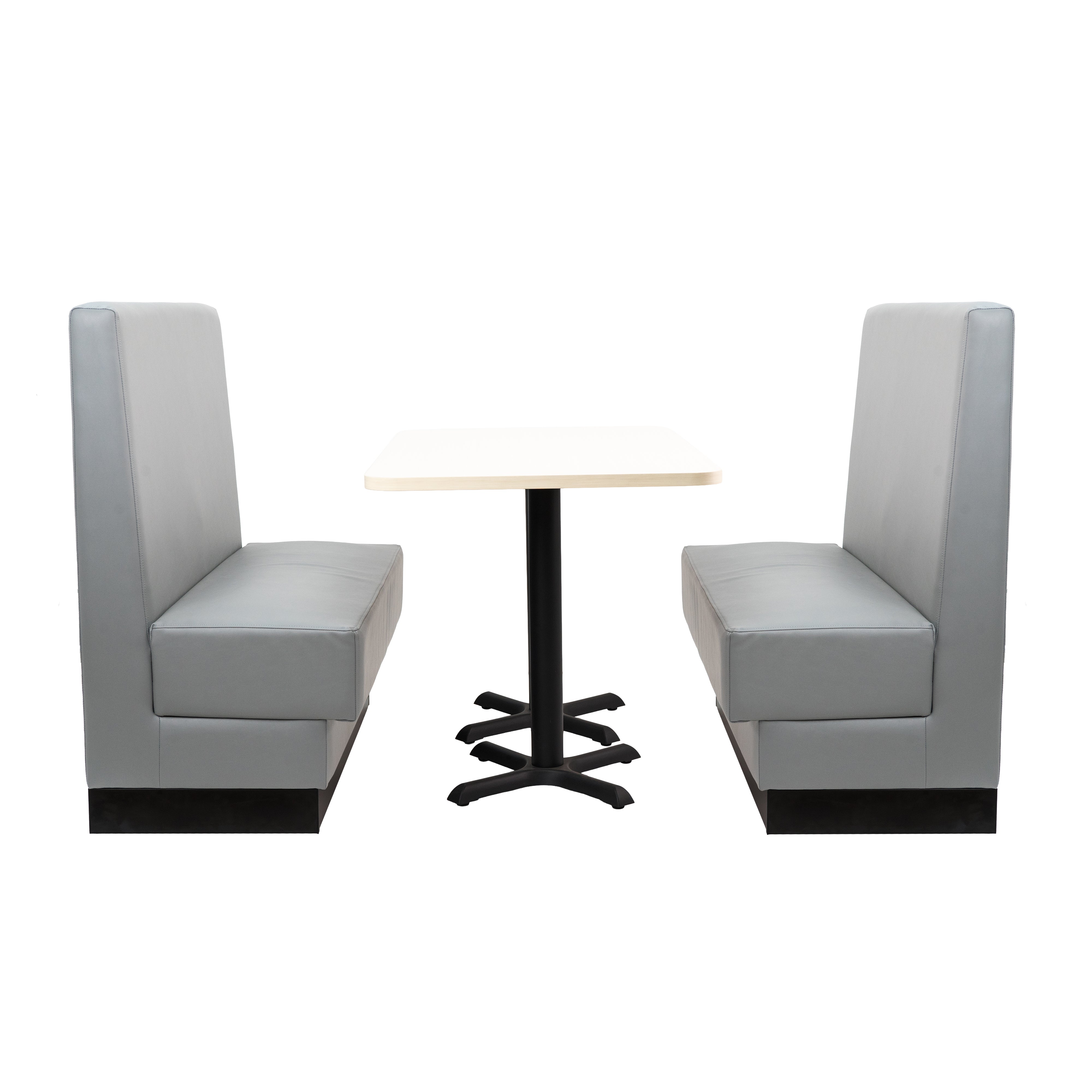 Pro Series Single-Sided Restaurant Booth Seating - Dark Gray