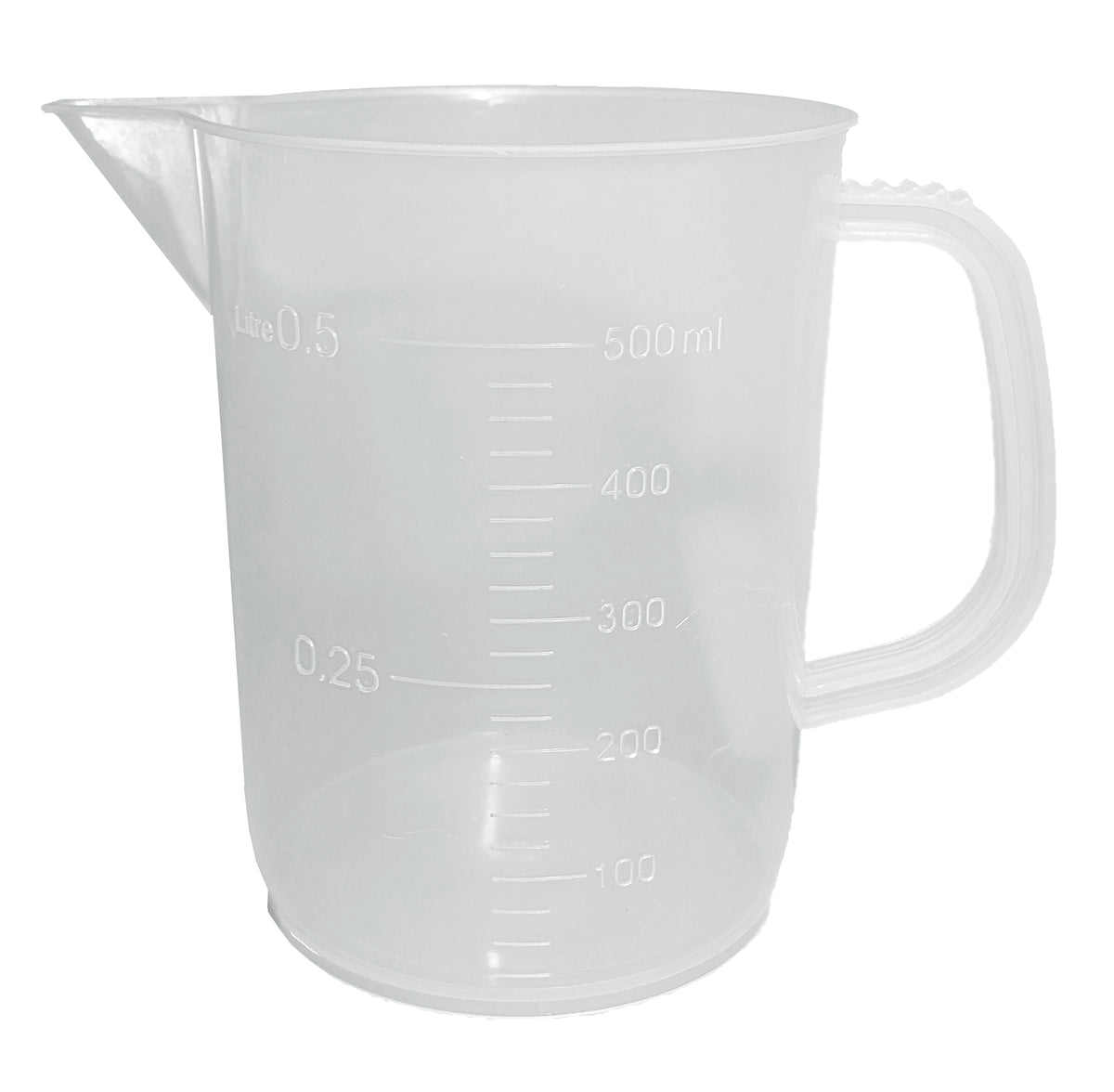 Beaker, Jug, Polypropylene, 500ml, Case of 24