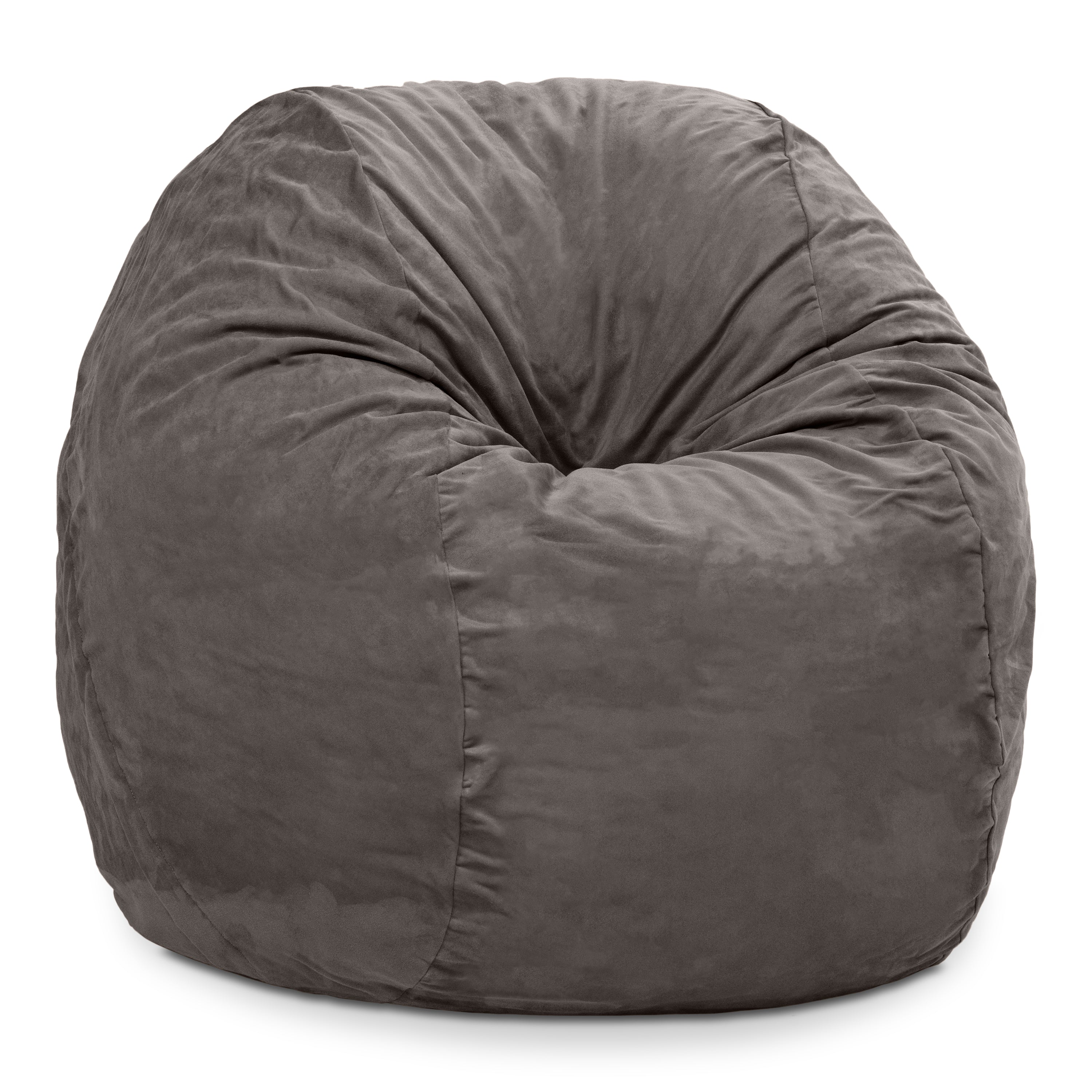 Pillow Saxx Bean Bag Rocking Chair - Elegant Oversized Rocker with Modern Wood Frame, Lush Velvet Turquoise