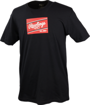 Rawlings Adult Patch T-Shirt - Small - Black