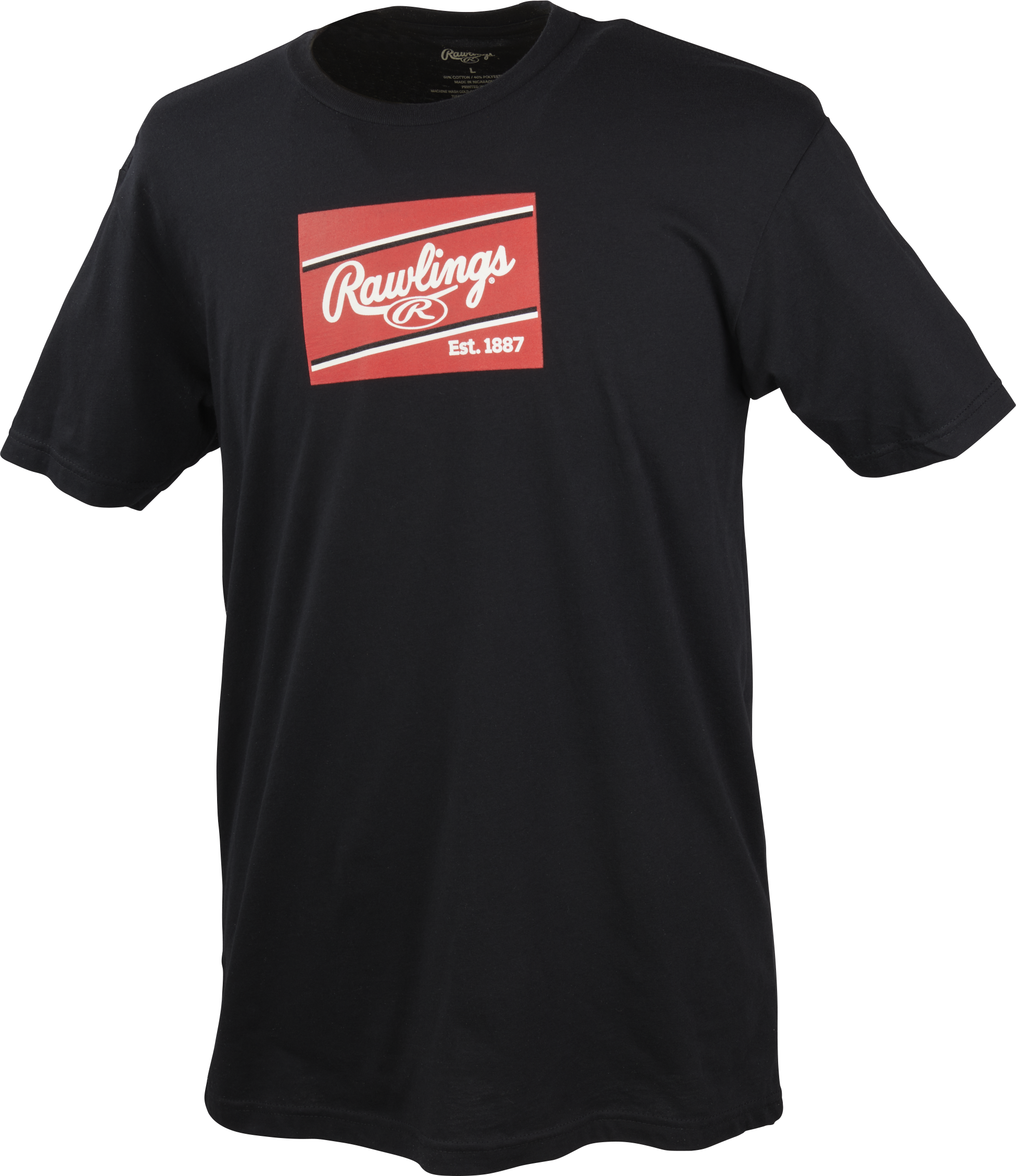 Rawlings Adult Patch T-Shirt - Small - Black