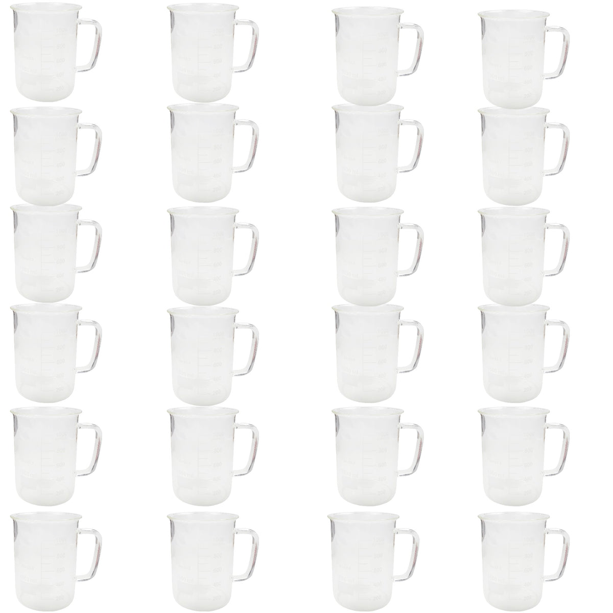 Beaker, Mug, Borosilicate Glass, 1000ml, Case of 24