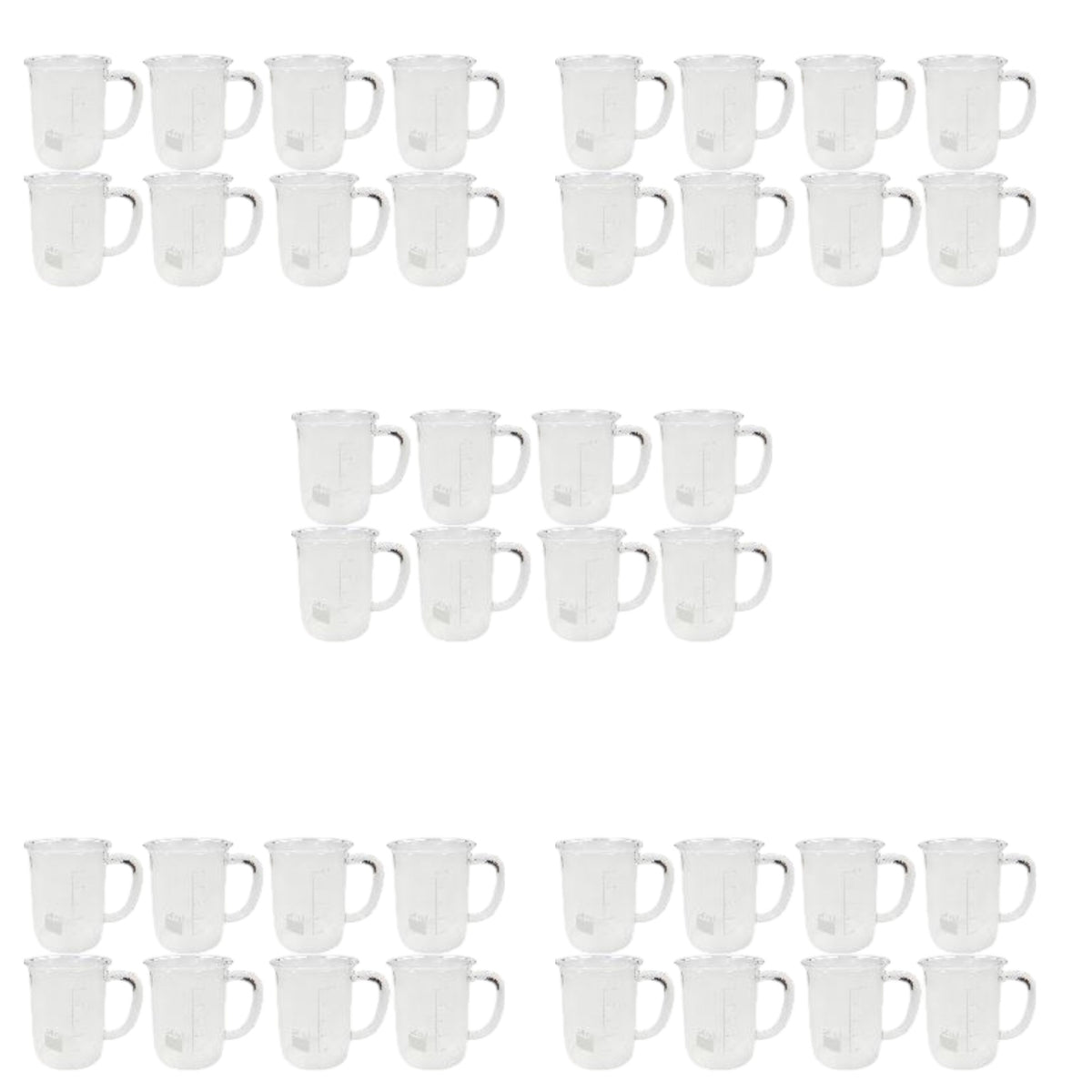Beaker, Mug, Borosilicate Glass, 250ml, Case of 40