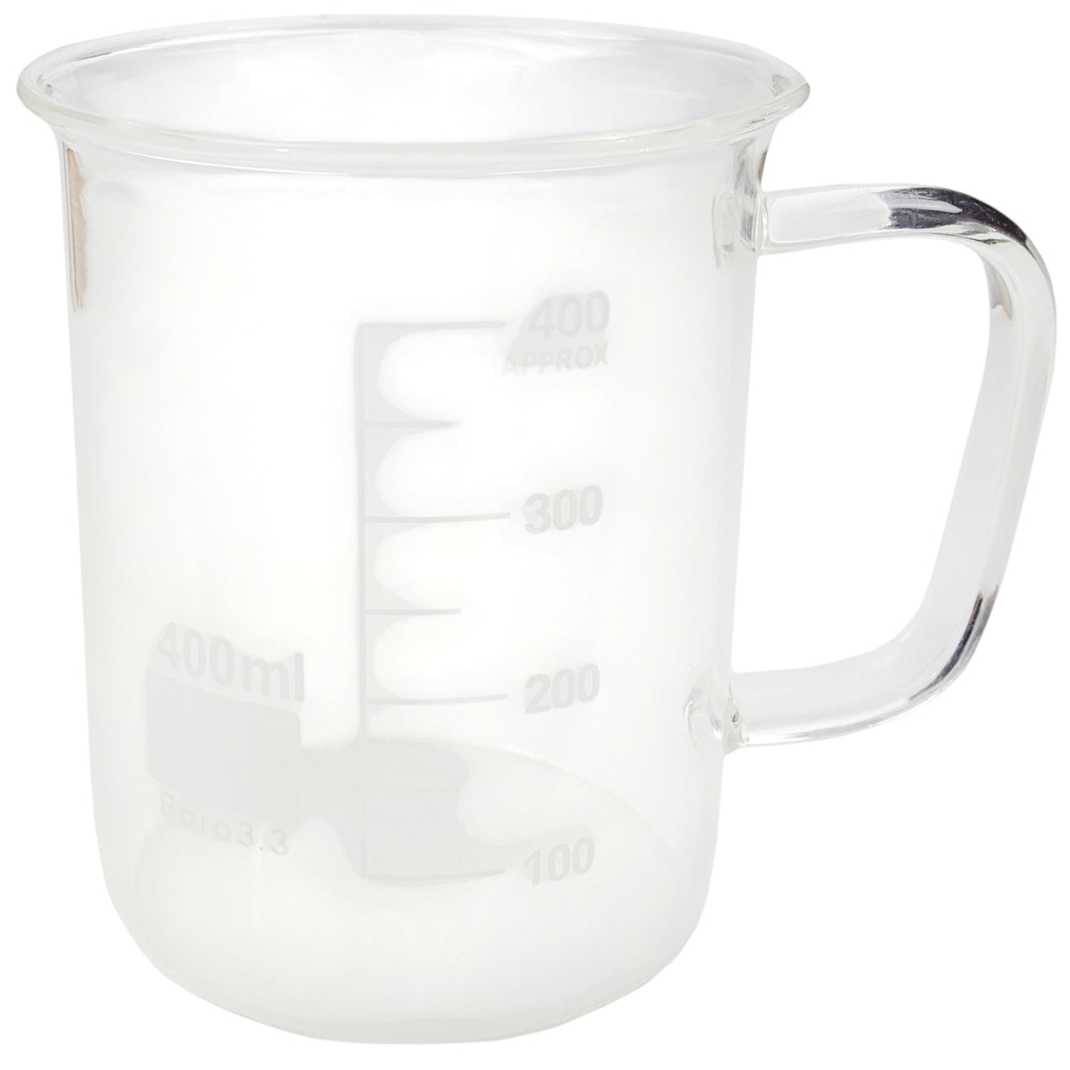 Beaker, Mug, Borosilicate Glass, 400ml, Case of 40