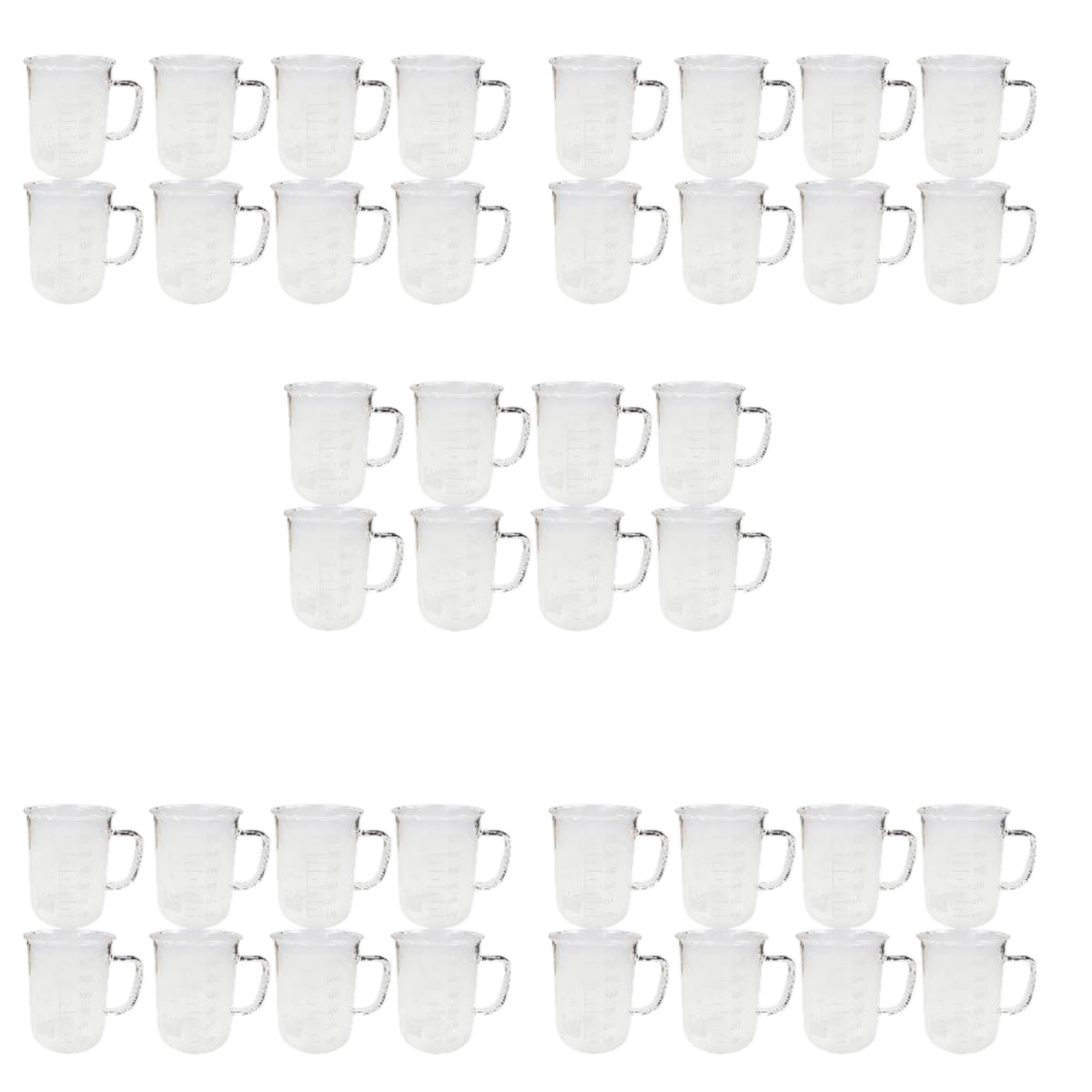 Beaker, Mug, Borosilicate Glass, 600ml, Case of 40