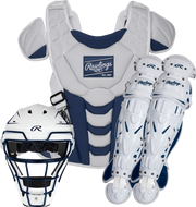 Rawlings Velo 2.0 Series Softball Medium Catchers Set - Navy/White