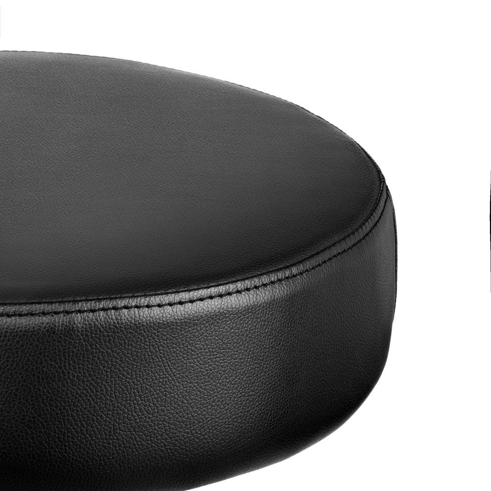 AdirOffice Black Adjustable Height Pneumatic Swivel Work Stool 2 Pack