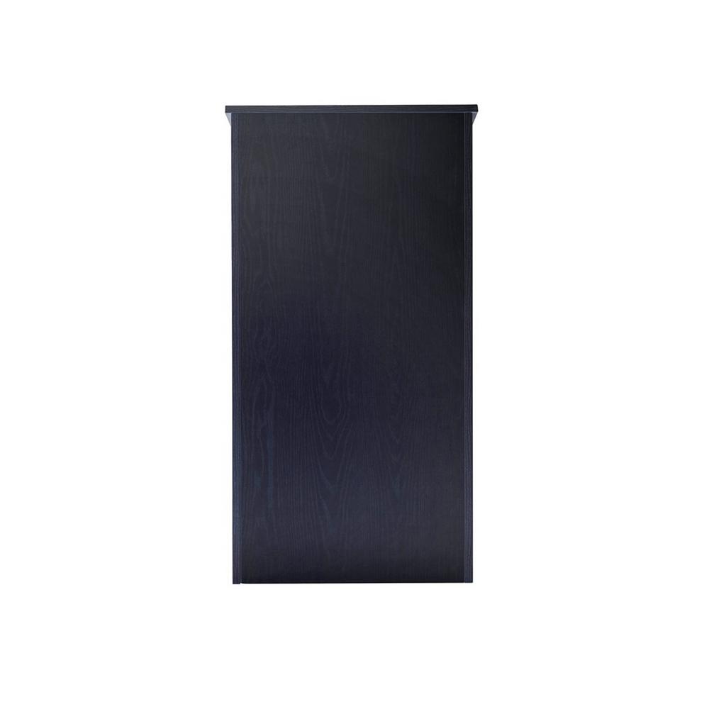 Wood Stand-up Podium Lectern, Black
