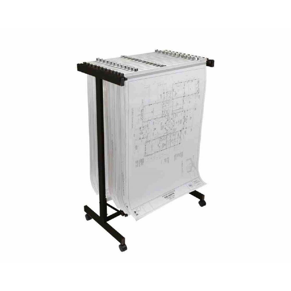 Expandable Mobile Plan Center for Blueprints, Black