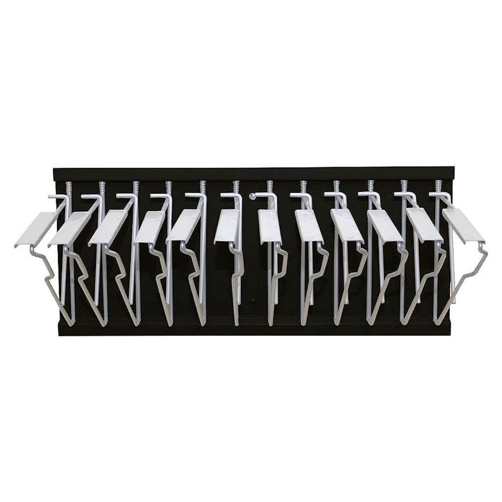 Large File Pivot Wall Rack for Blueprints, Black