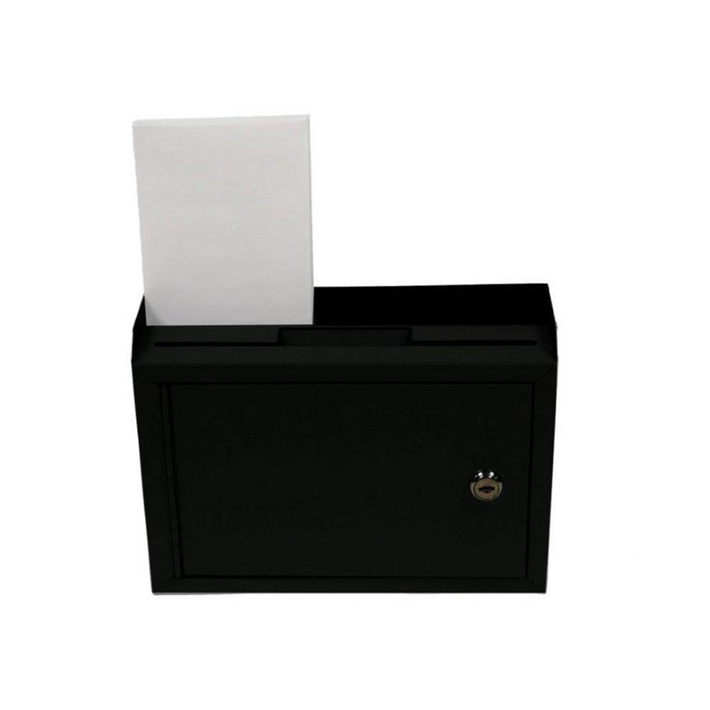 Wall Mountable Medium Size Steel Multi-Purpose Suggestion Drop Box (2 pack)