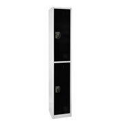 72 in. H x 12 in. W Double-Compartment Steel Storage Locker