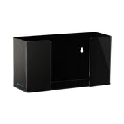 Single Box Capacity Acrylic Black Glove Dispenser
