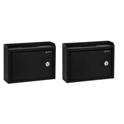 Wall Mountable Medium Size Steel Multi-Purpose Suggestion Drop Box (2 pack)