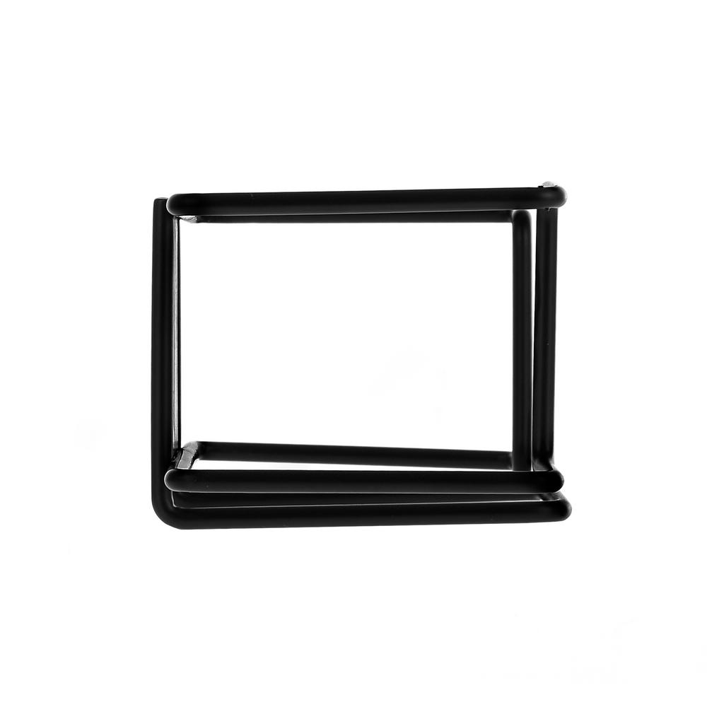 Alpine Industries Single Box Capacity Wire Wall Mount Glove Dispenser, Black