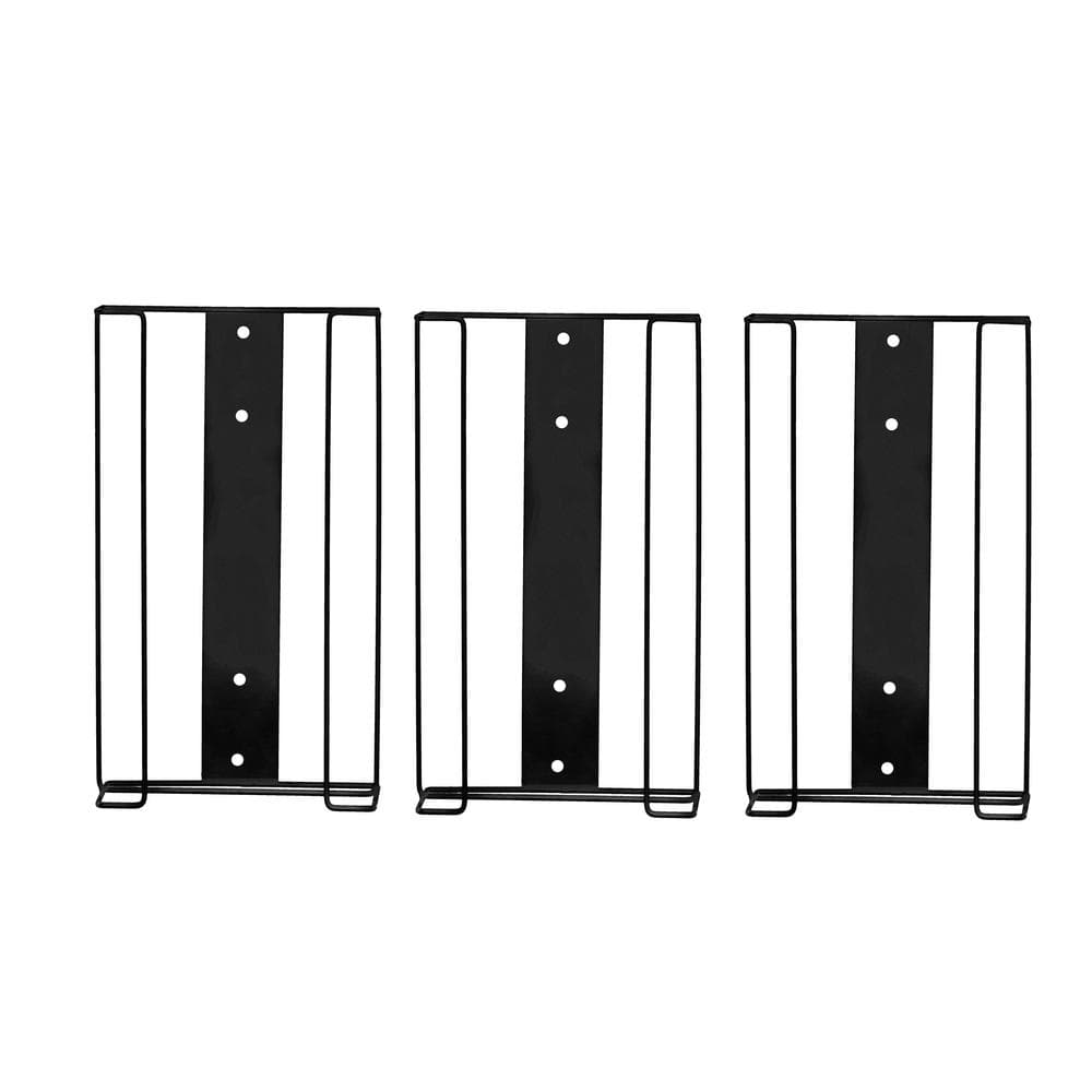 Quadruple Box Wire Wall Mount Glove Dispenser, Black