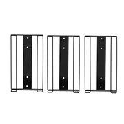 Quadruple Box Wire Wall Mount Glove Dispenser, Black