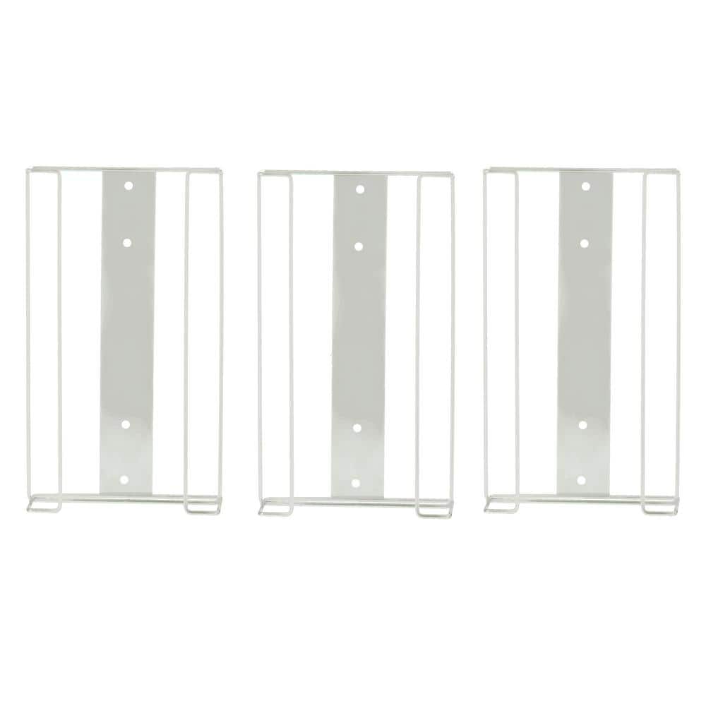 Quadruple Box Wire Wall Mount Glove Dispenser, White