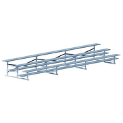 Bleacher - 21 ft. (3 Row - Single Foot Plank) - Standard, Outdoor