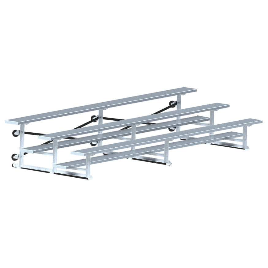 Bleacher - 15 ft. (3 Row - Single Foot Plank)  -Tip & Roll