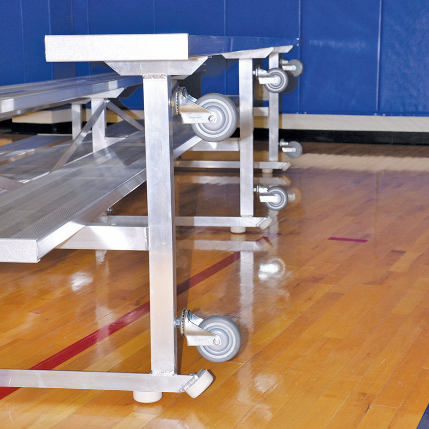 Bleacher - 15 ft. (3 Row - Single Foot Plank)  -Tip & Roll