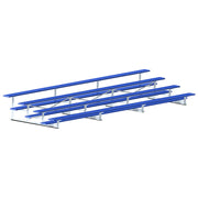 Bleacher - 21 ft. (4 Row - Single Foot Plank) - Standard, Outdoor  (Powder Coated)