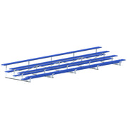 Bleacher - 27 ft. (4 Row - Single Foot Plank) - All Aluminum  (Powder Coated)