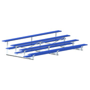 Bleacher - 15 ft. (4 Row - Single Foot Plank) - Standard, Outdoor  (Powder Coated)