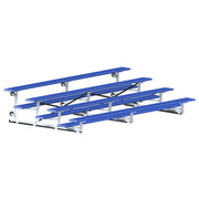Bleacher - 15 ft. (4 Row - Single Foot Plank) - Tip & Roll  (Powder Coated)
