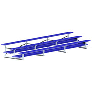 Bleacher - 21 ft. (3 Row - Double Foot Plank) - All Aluminum  (Powder Coated)