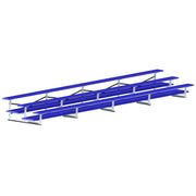 Bleacher - 27 ft. (3 Row - Double Foot Plank) - All Aluminum  (Powder Coated)