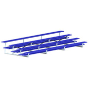 Bleacher - 21 ft. (4 Row - Double Foot Plank) - All Aluminum  (Powder Coated)