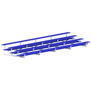 Bleacher - 27 ft. (4 Row - Double Foot Plank) - All Aluminum  (Powder Coated)