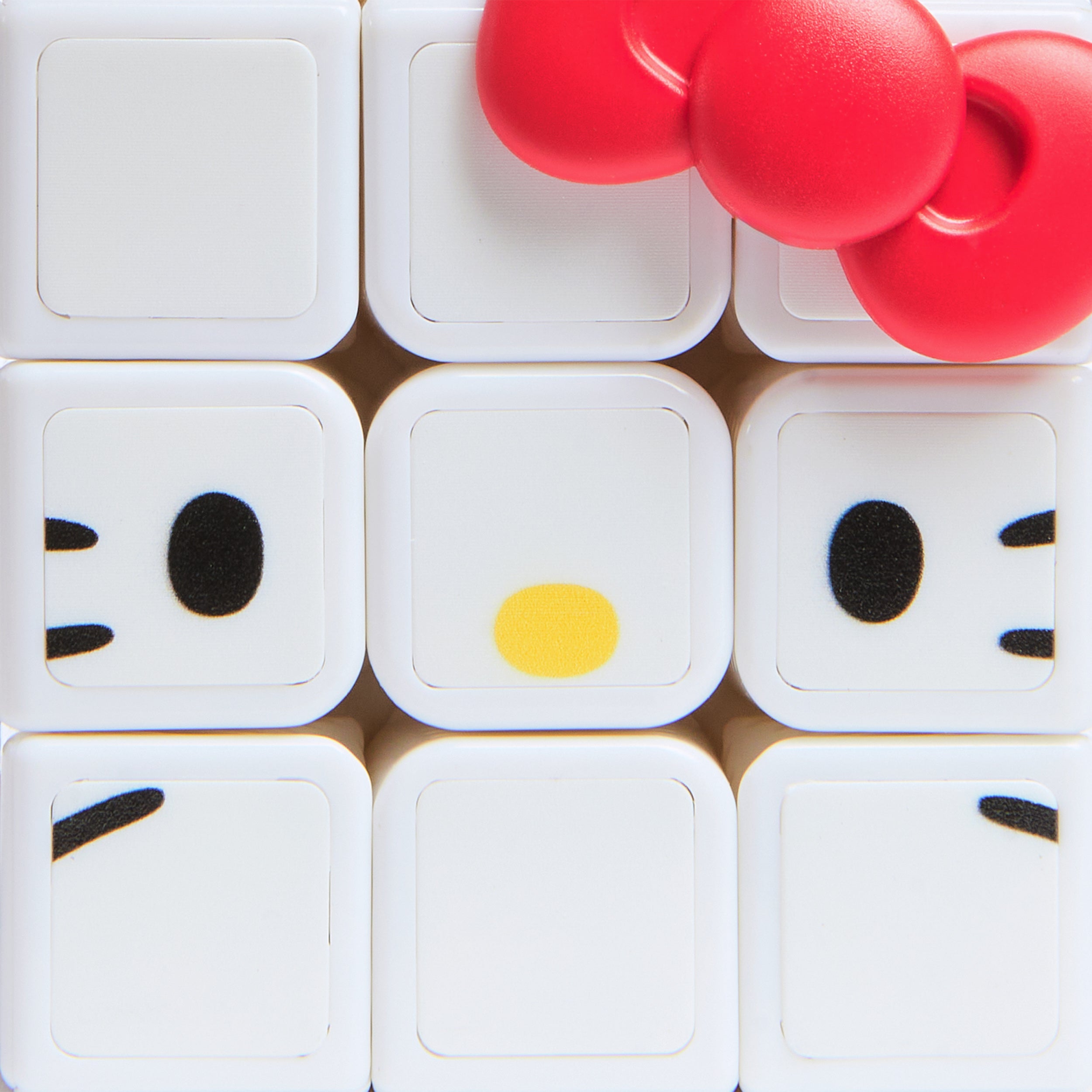 Rubik’s Cube Hello Kitty Cuber, Problem-Solving Challenging Brain Teaser Collectible Sanrio Hello Kitty Fidget Toy, For Adults & Kids Ages 8 and up