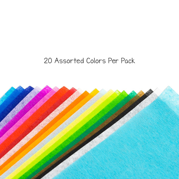 Tissue Assortments Bleeding - 50 sheets, 12"x18"