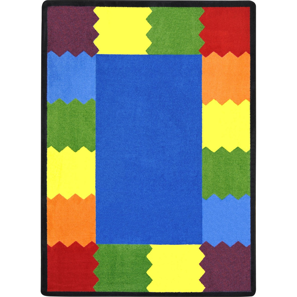 Block Party 5'4" x 7'8" area rug in color Multi