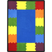 Block Party 7'8" x 10'9" area rug in color Multi