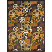 Blockbuster 5'4" x 7'8" area rug in color Brown