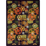 Blockbuster 10'9" x 13'2" area rug in color Plum