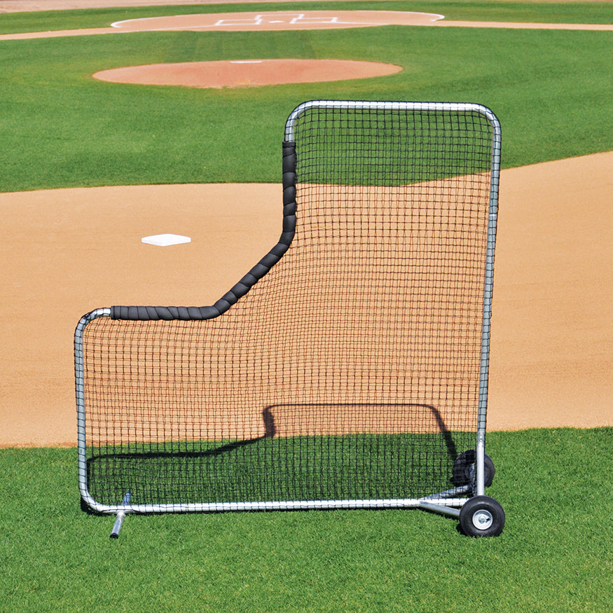 Pitcher 's Screen Replacement Net (7 ft.W x 7 ft.H) - Collegiate (Black)