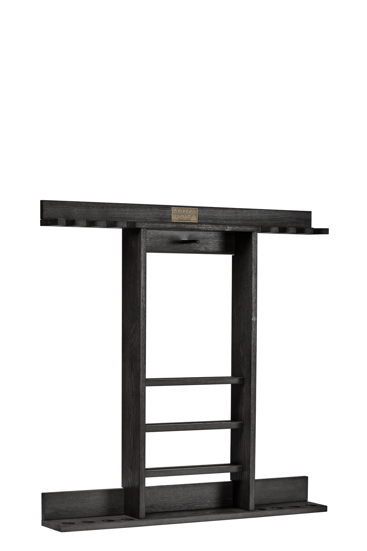 American Heritage® Bluegrass Cue Rack, Black Ash (cues and balls not included)